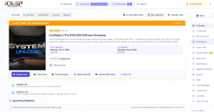 OLSP Academy member platform overview screenshot