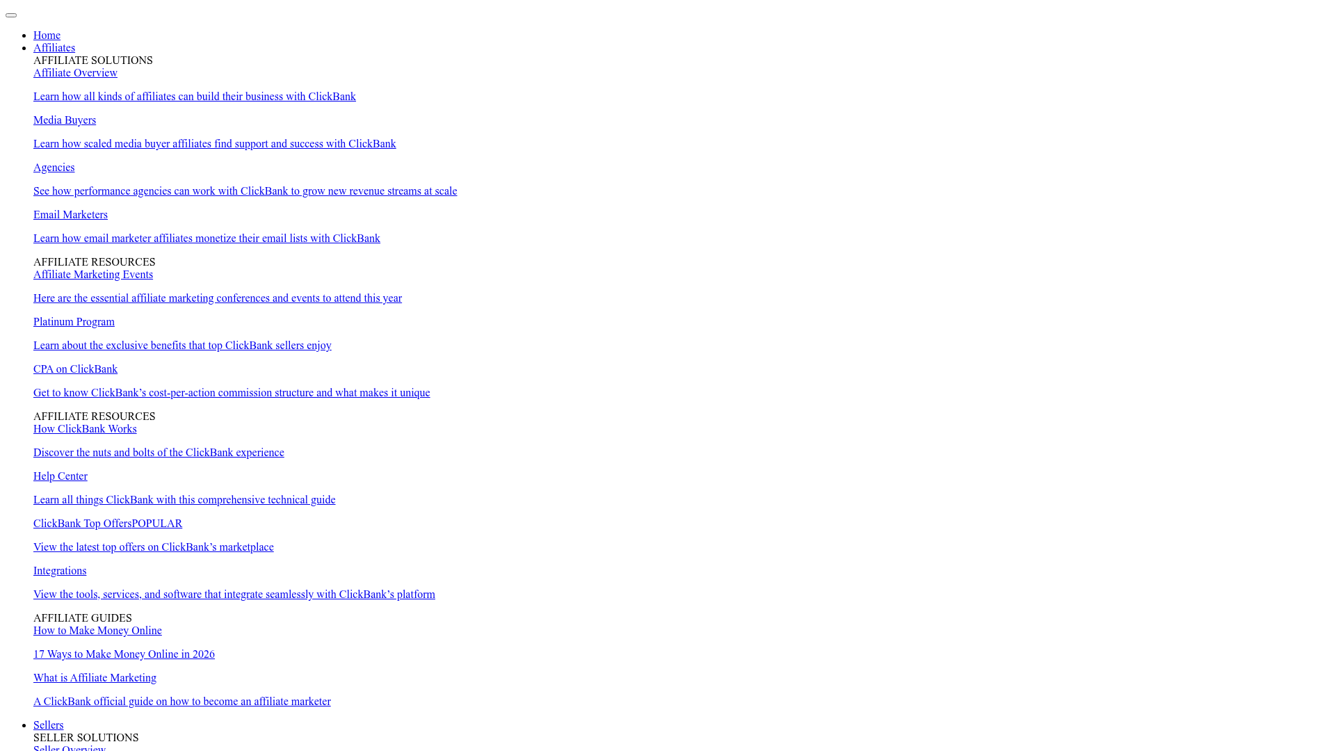 ClickBank Homepage