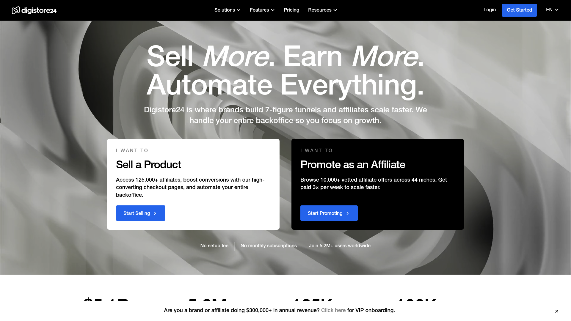 Digistore24 Homepage